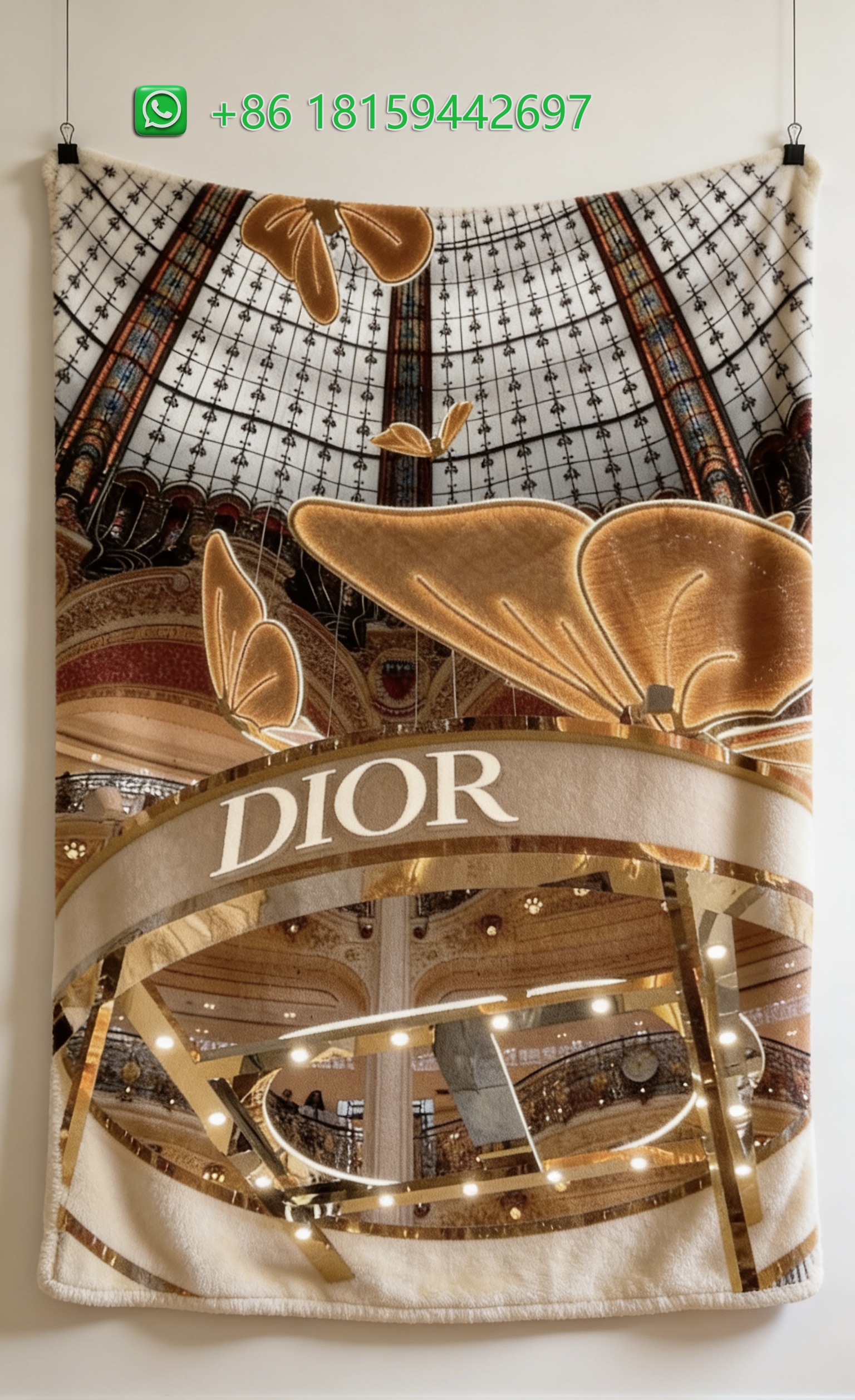 Dior Throw Blankets